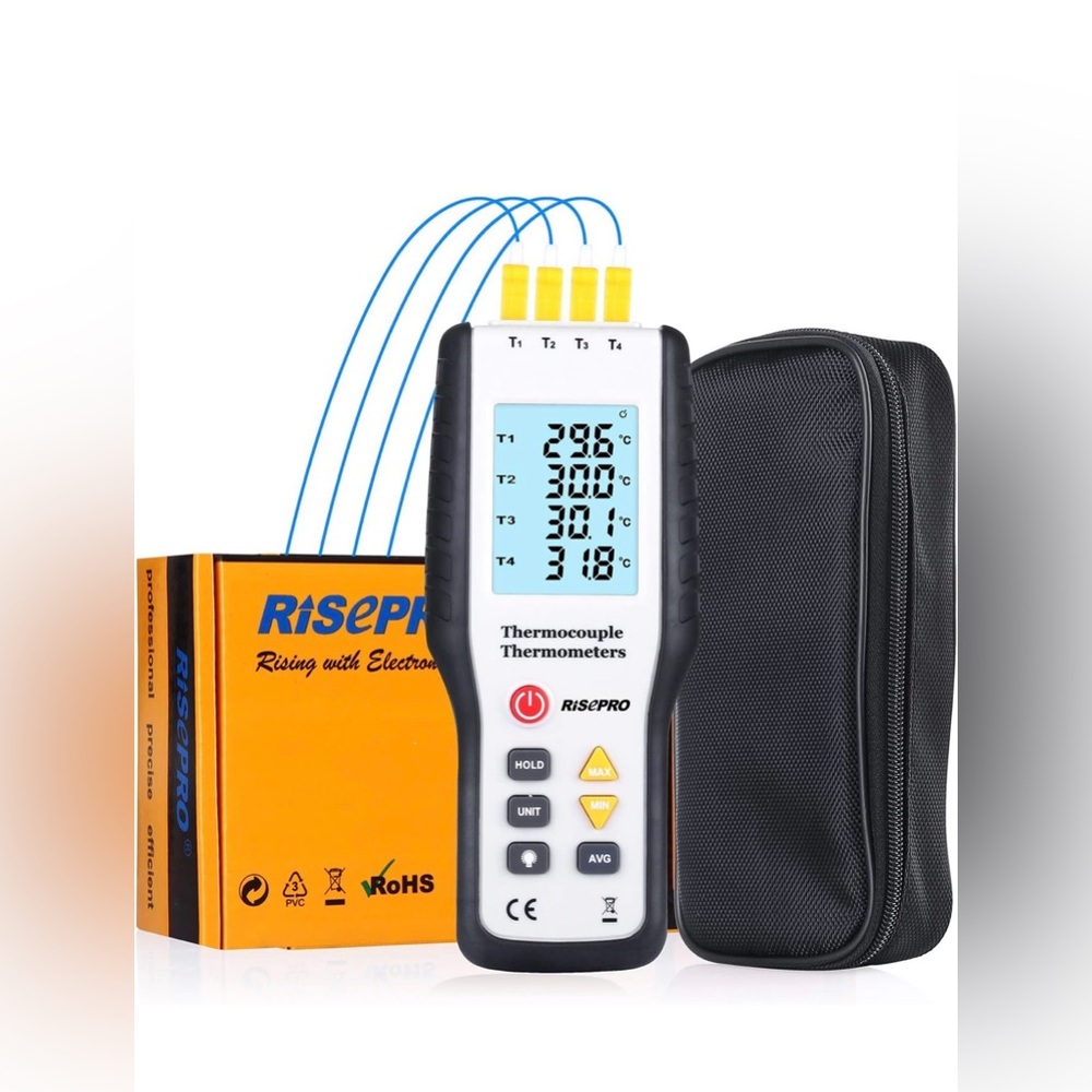 RISEPRO Thermocouple Thermometer with Case
NWT